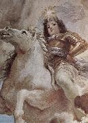 GIORDANO, Luca Fresken in der Galerie des Palazzo Medici-Riccardi in Florenz, Szene: Triumph der Medici in den Wolken des Olymp, Detail Spain oil painting artist